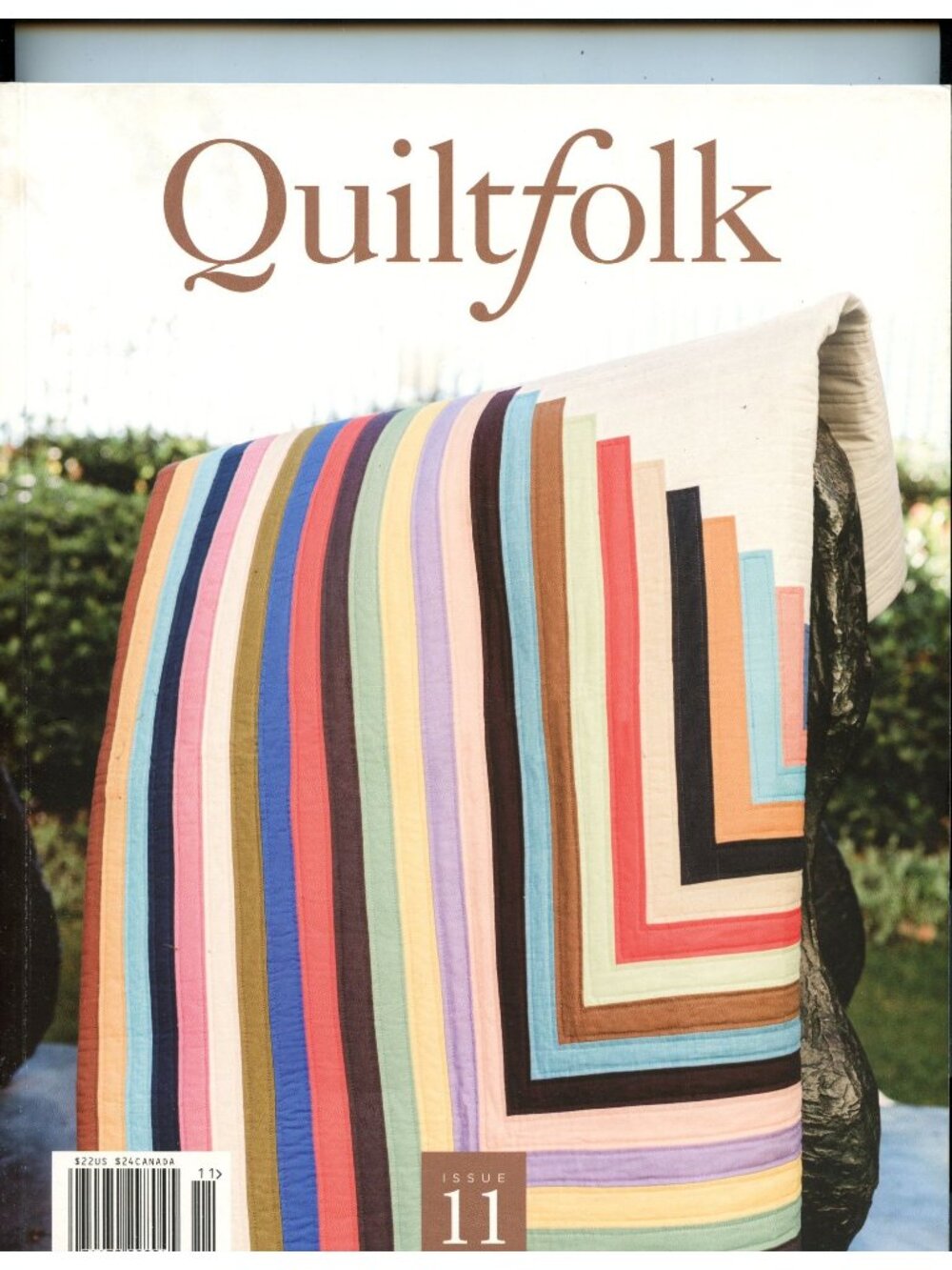 Quiltfolk Issue 11 Magazine Featuring Colorful Quilt Designs & Patterns